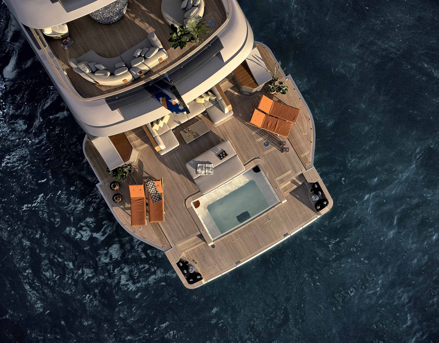 Italian Benetti Oasis 40M (Oasis Series) 30 Inches Ship Model