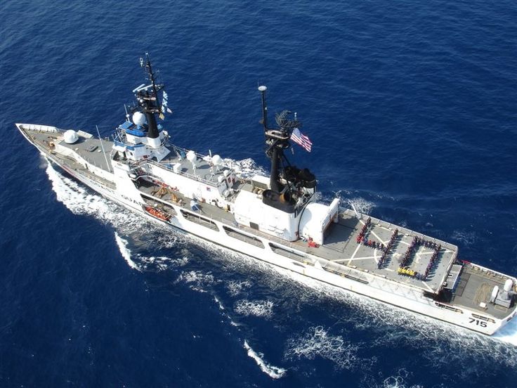 USCGC Hamilton WHEC-715 L91cm Ship Model