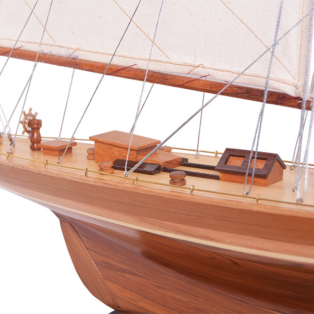 Rainbow Medium Sailboat Schooner Yacht Model 31 Inches Long