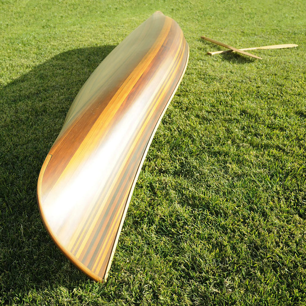 CANOE WITH RIBS CURVED BOW MATTE FINISHED | Wooden Kayak | Boat | Canoe with Paddles for fishing and water sports For Wholesale