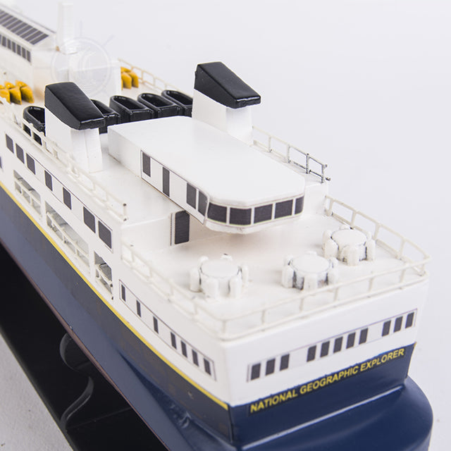 NATIONAL GEOGRAPHIC EXPLORER MODEL SHIP SMALL 12 INCH | High-quality | Fully Assembled Wooden Ship Models for Wholesale