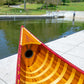 RED CANOE WITH RIBS CURVED BOW | Wooden Kayak | Boat | Canoe with Paddles for fishing and water sports For Wholesale
