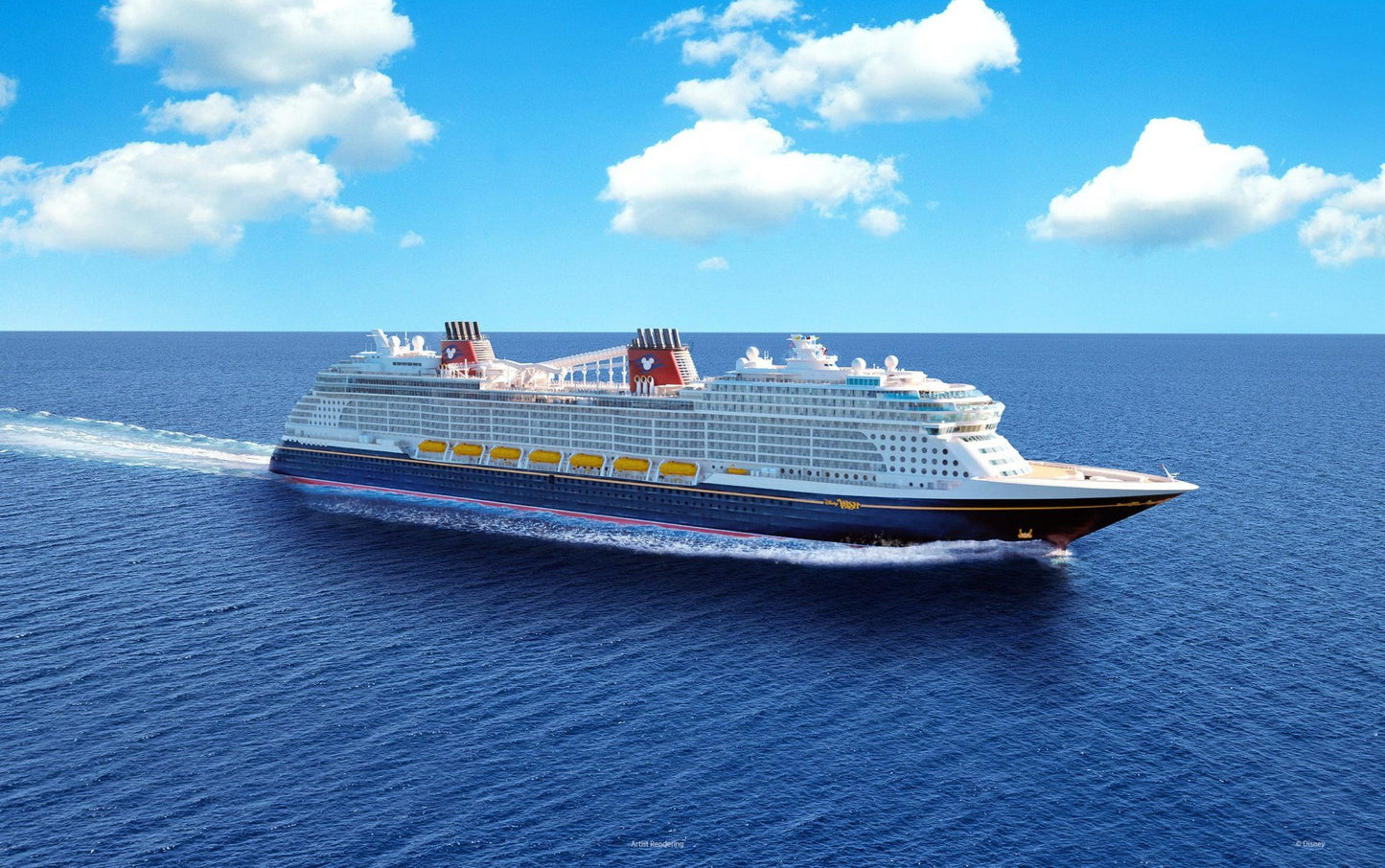 Disney Wish Cruise Ship 30 Inches Model