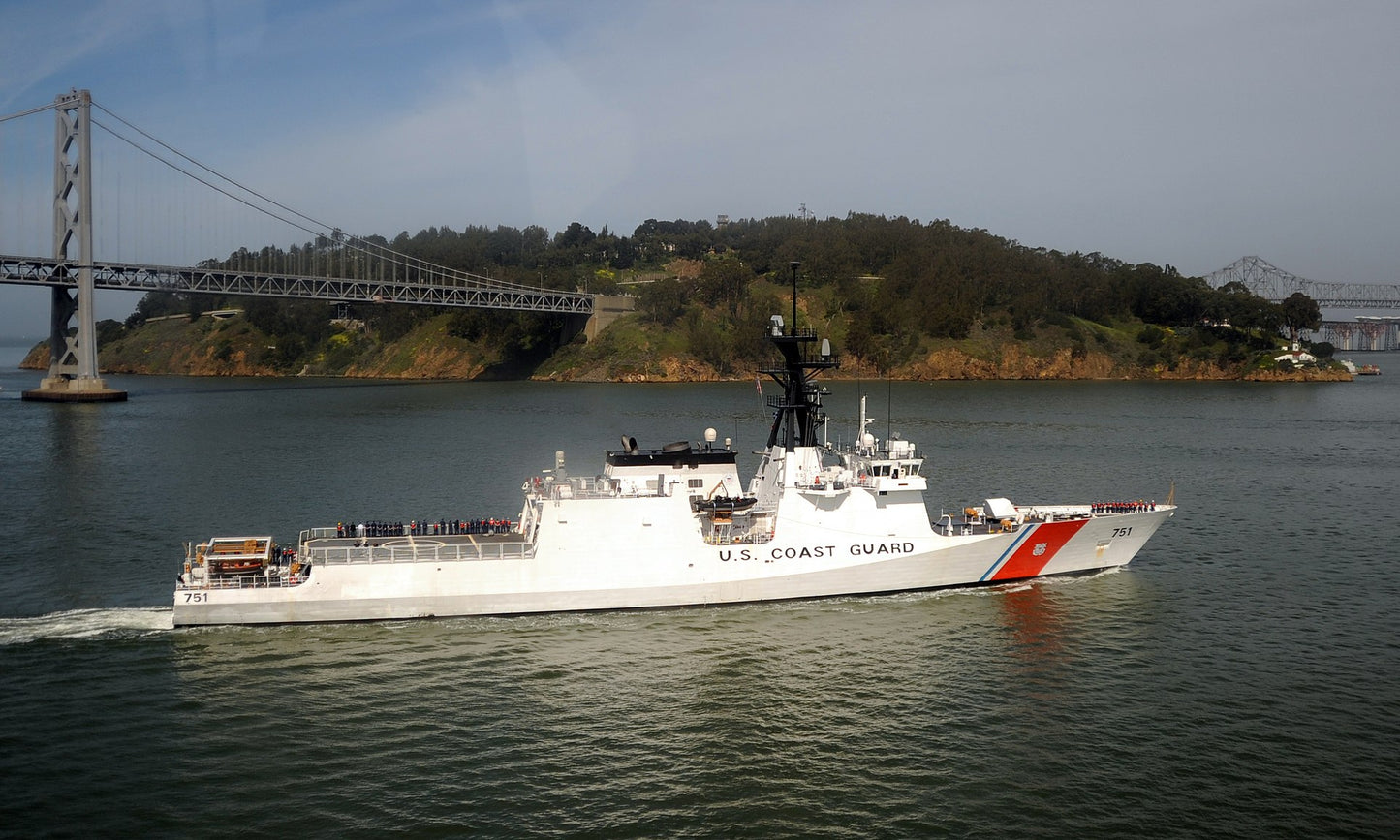 USCGC Waesche WMSL-751 L76cm Ship Model