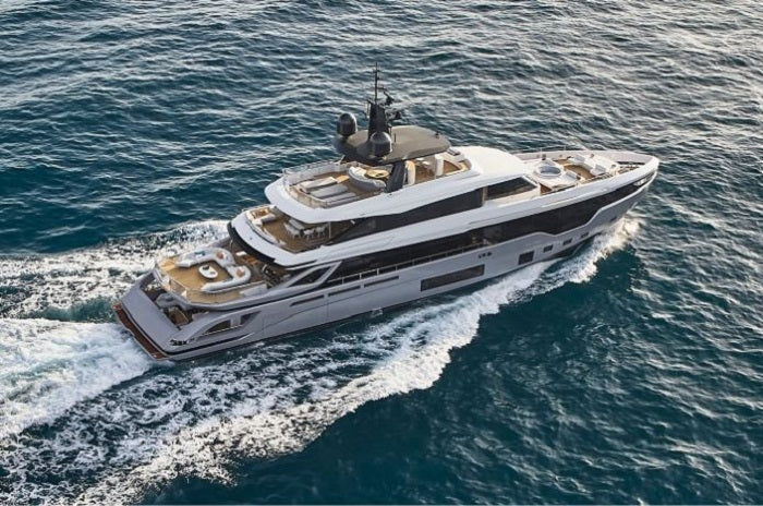 Italian Azimut Grande Trideck (Grande Series) 36 Inches Ship Model