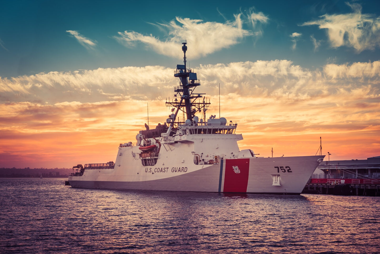 USCGC Stratton WMSL-752 L91cm Ship Model