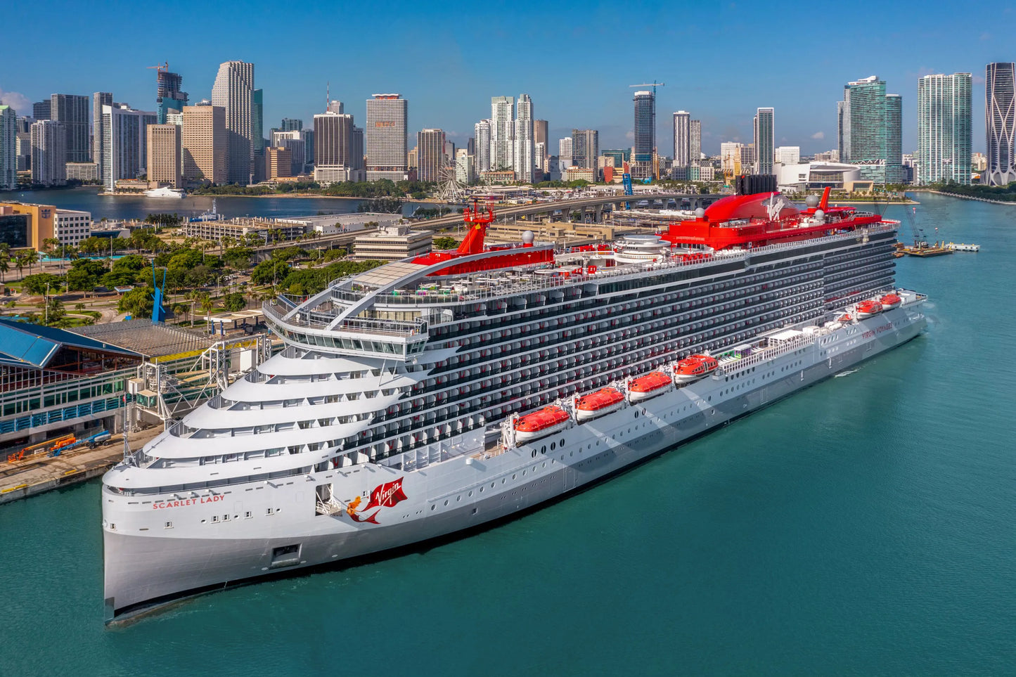 British Scarlet Lady Cruise Ship 36 Inches Model