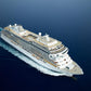 American Seven Seas Grandeur (Explorer-Class) Cruise Ship 36 Inches Model