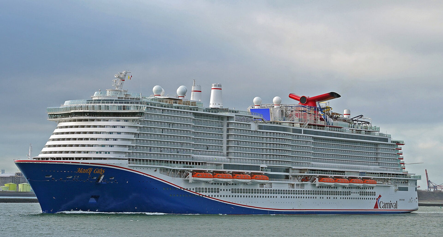 American Carnival Mardi Gras (Excel Class) – Carnival Cruise Line 30 Inches Ship Model