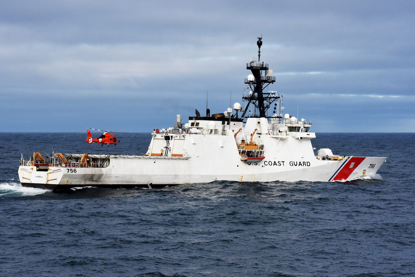 USCGC Kimball WMSL-756 L76cm Ship Model