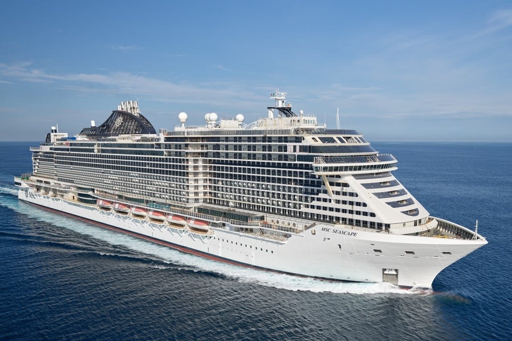 Italian MSC Seascape (Seaside EVO-Class) Cruise Ship 30 Inches Model
