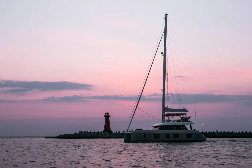 Polish Sunreef 50 (Sunreef Series) 36 Inches Ship Model