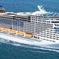 Italian MSC Meraviglia Cruise Ship 30 Inches Model