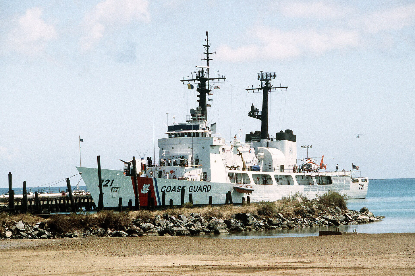 USCGC Gallatin WHEC-721 L76cm Ship Model