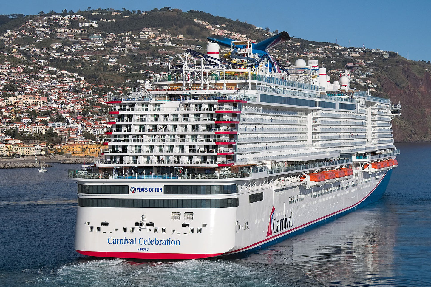 American Carnival Celebration (Excel-Class) Cruise Ship 36 Inches Model