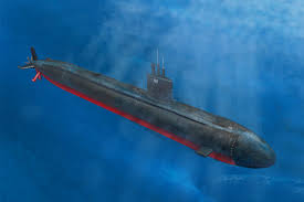 USS Los Angeles Submarine (SSN-688) 30 Inches Model