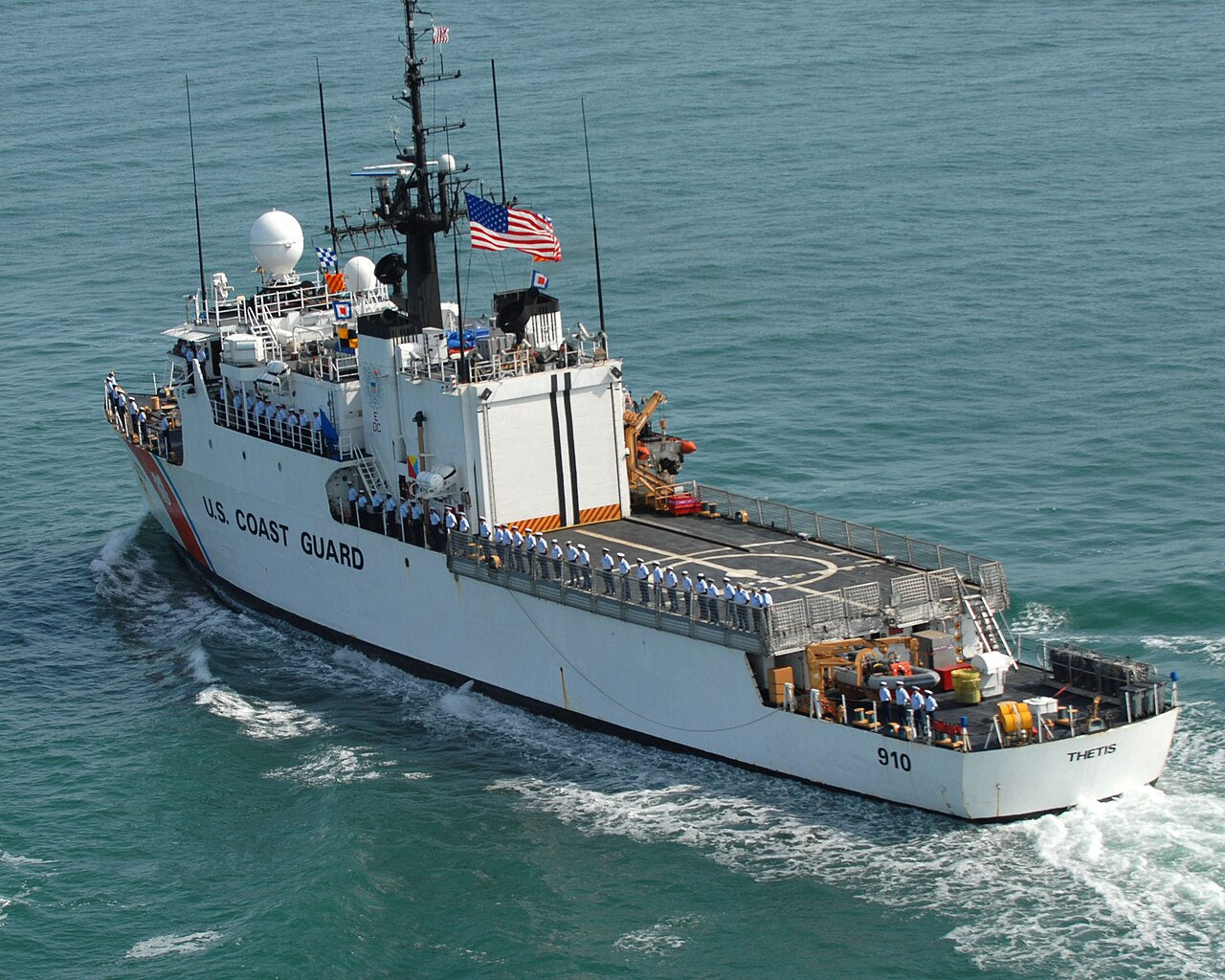 USCGC Thetis WMEC-910 L91cm Ship Model