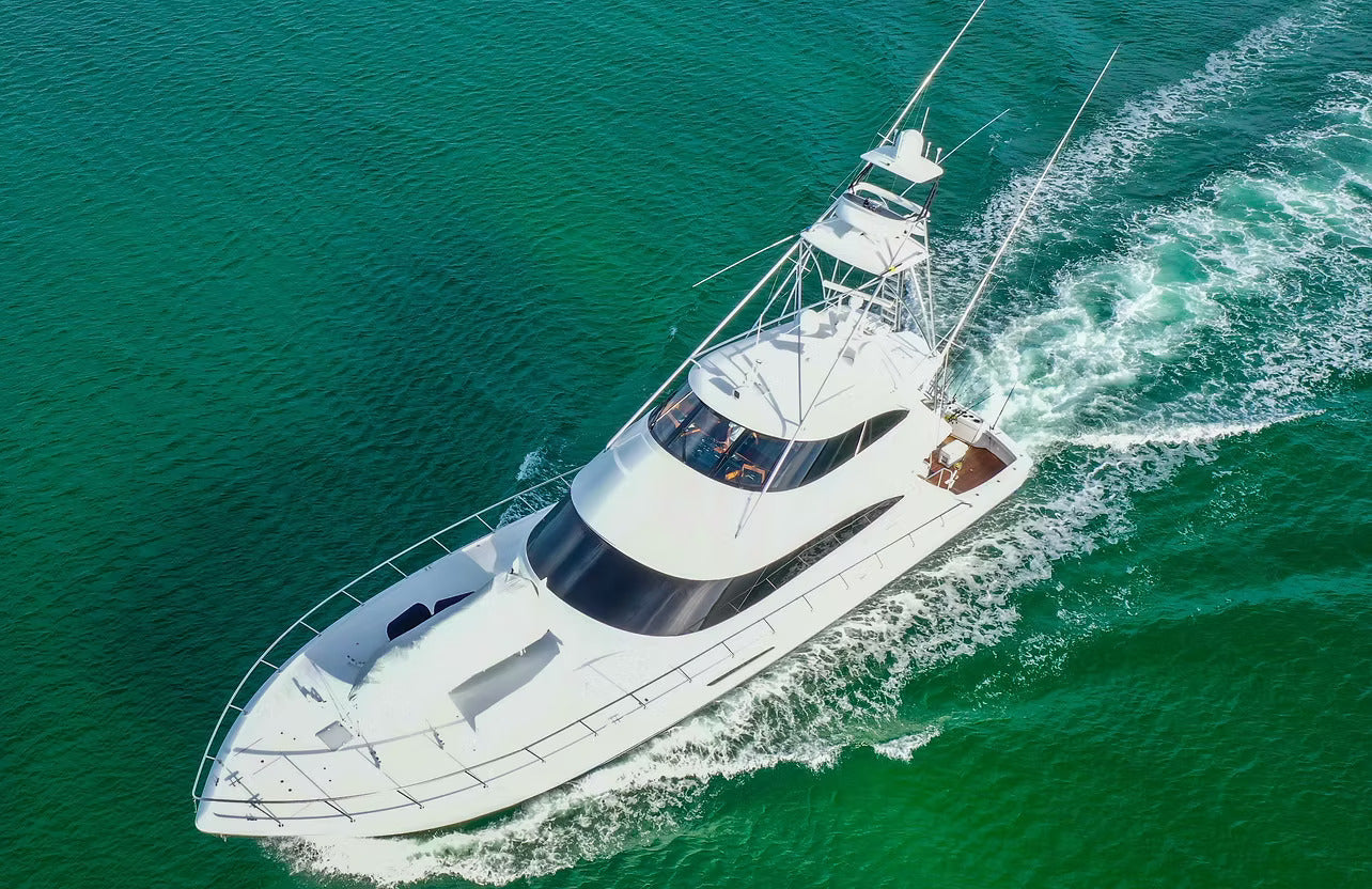 American Viking 92 Convertible Yacht 36 Inches Model Boat