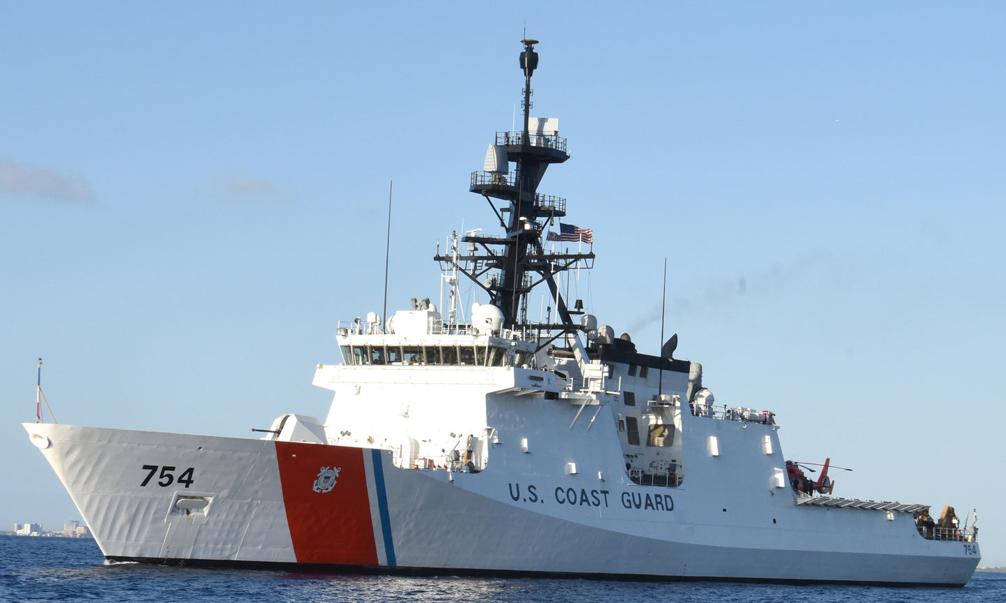 USCGC James WMSL-754 L76cm Ship Model