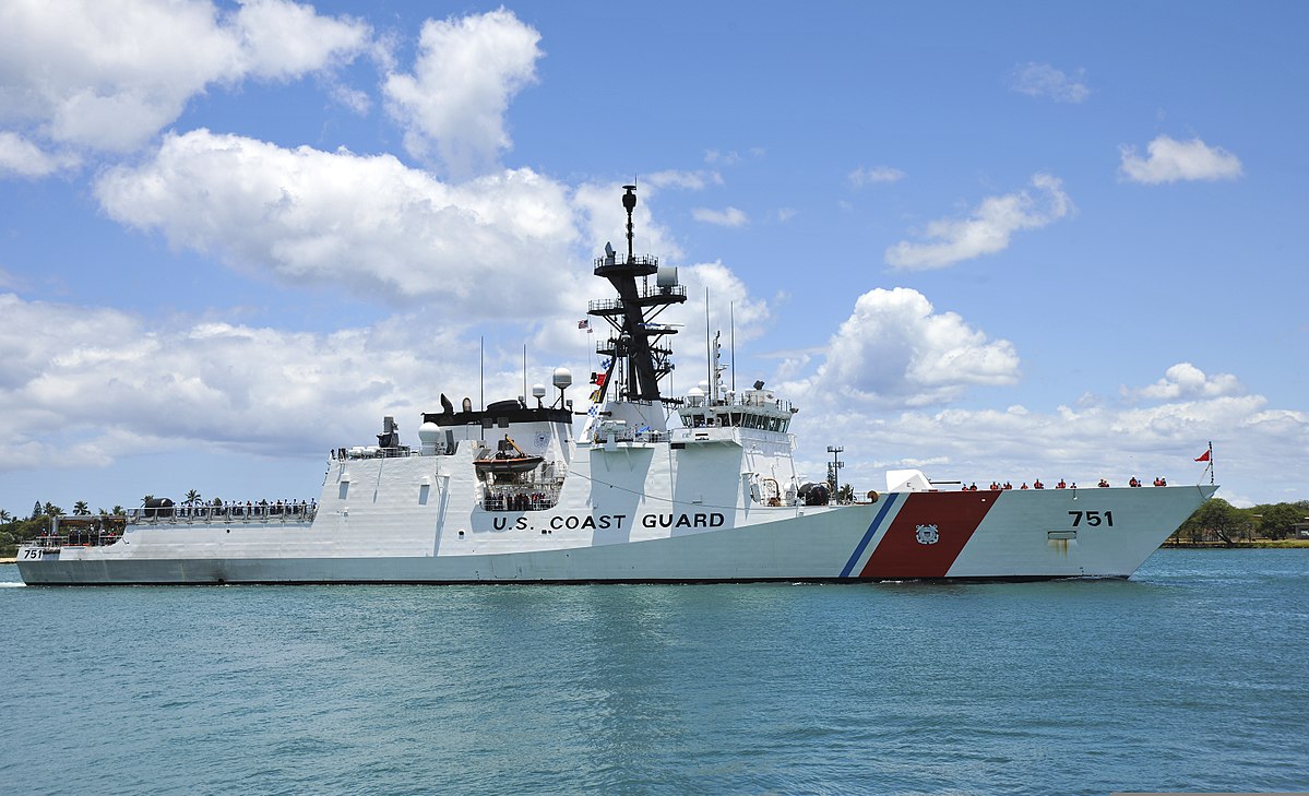 USCGC Waesche WMSL-751 L76cm Ship Model
