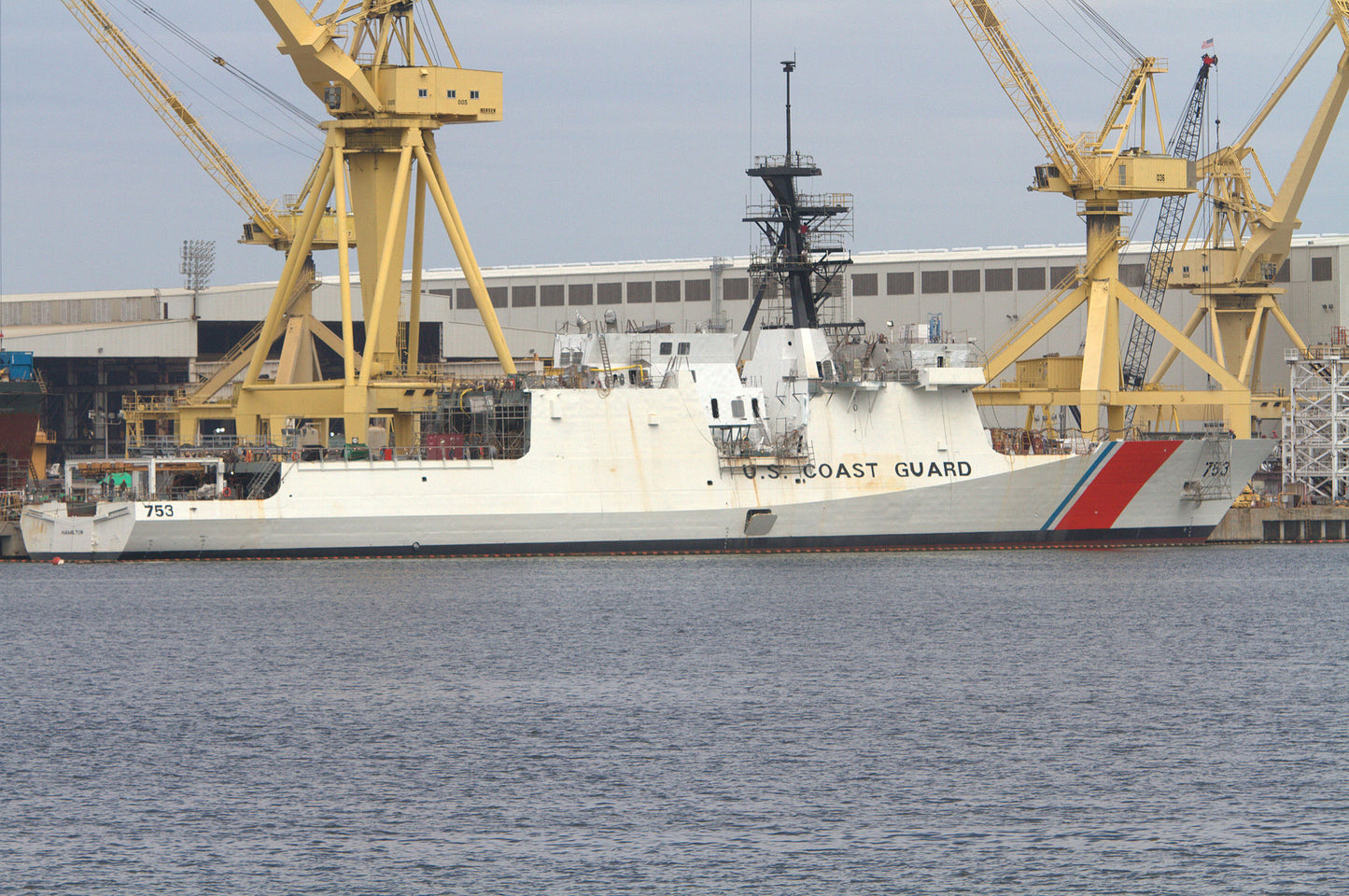 USCGC Hamilton WMSL-753 L76cm Ship Model