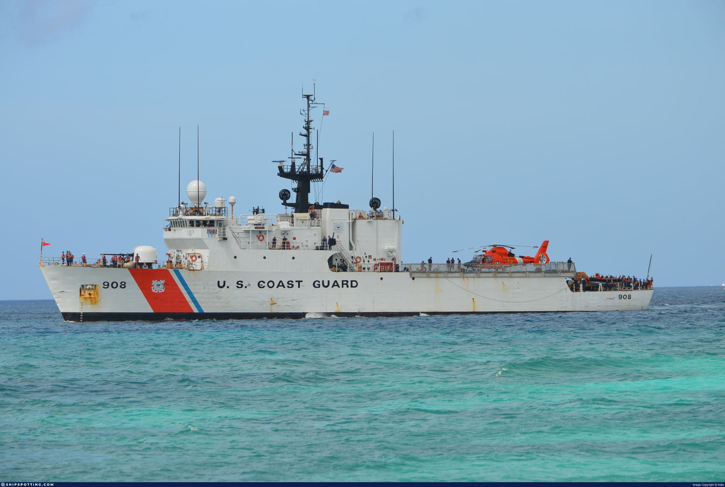 USCGC Tahoma WMEC-908 L76cm Ship Model