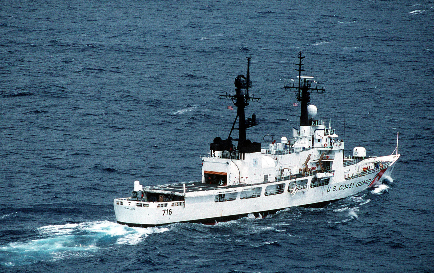 USCGC Dallas WHEC-716 L91cm Ship Model