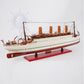 SS Britannic Painted Medium Cruiseship Model