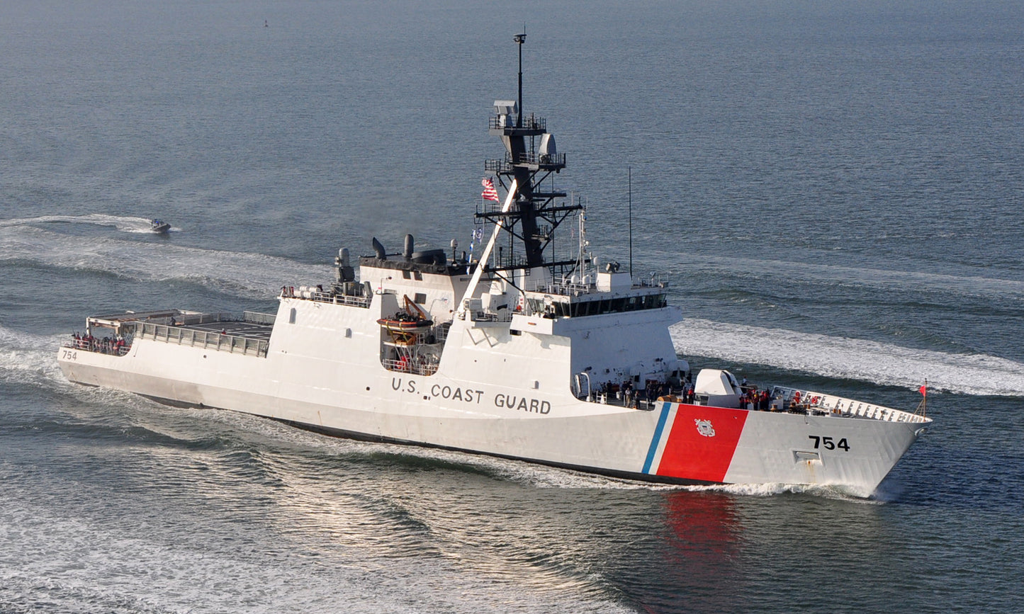 USCGC James WMSL-754 L76cm Ship Model