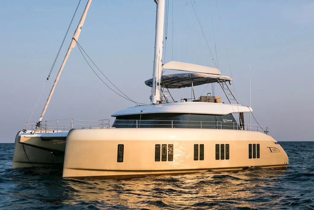 Polish Sunreef 50 (Sunreef Series) 30 Inches Ship Model