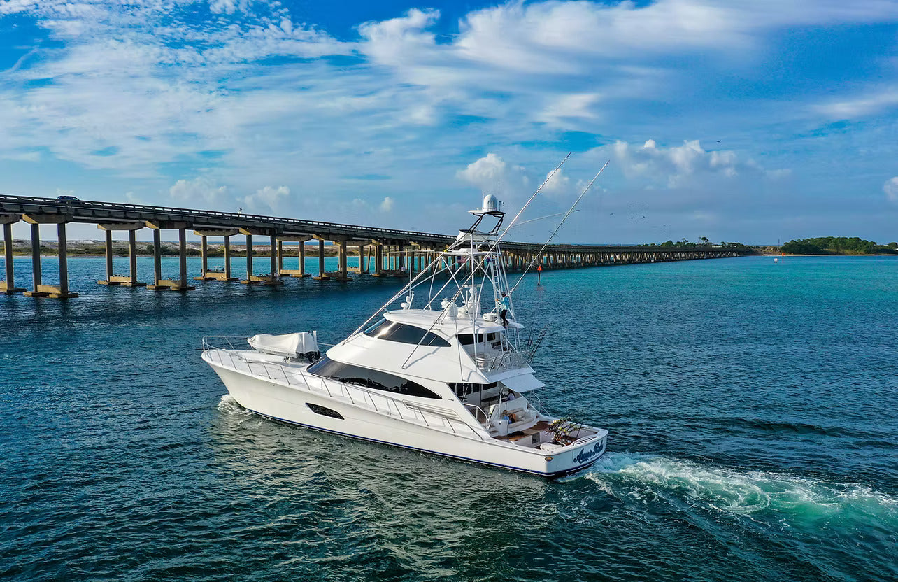 American Viking 92 Convertible Yacht 36 Inches Model Boat