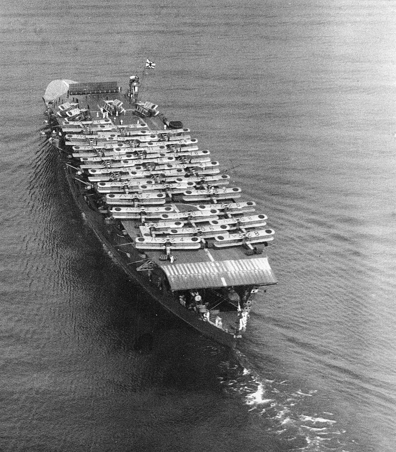 Japanese Akagi (Launched 1925) 36 Inches Aircraft Carrier Model