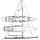 American MacGregor 65 30 Inches Ship Model