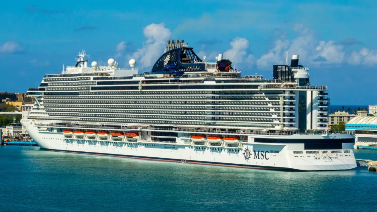 Italian MSC Seascape (Seaside EVO-Class) Cruise Ship 30 Inches Model