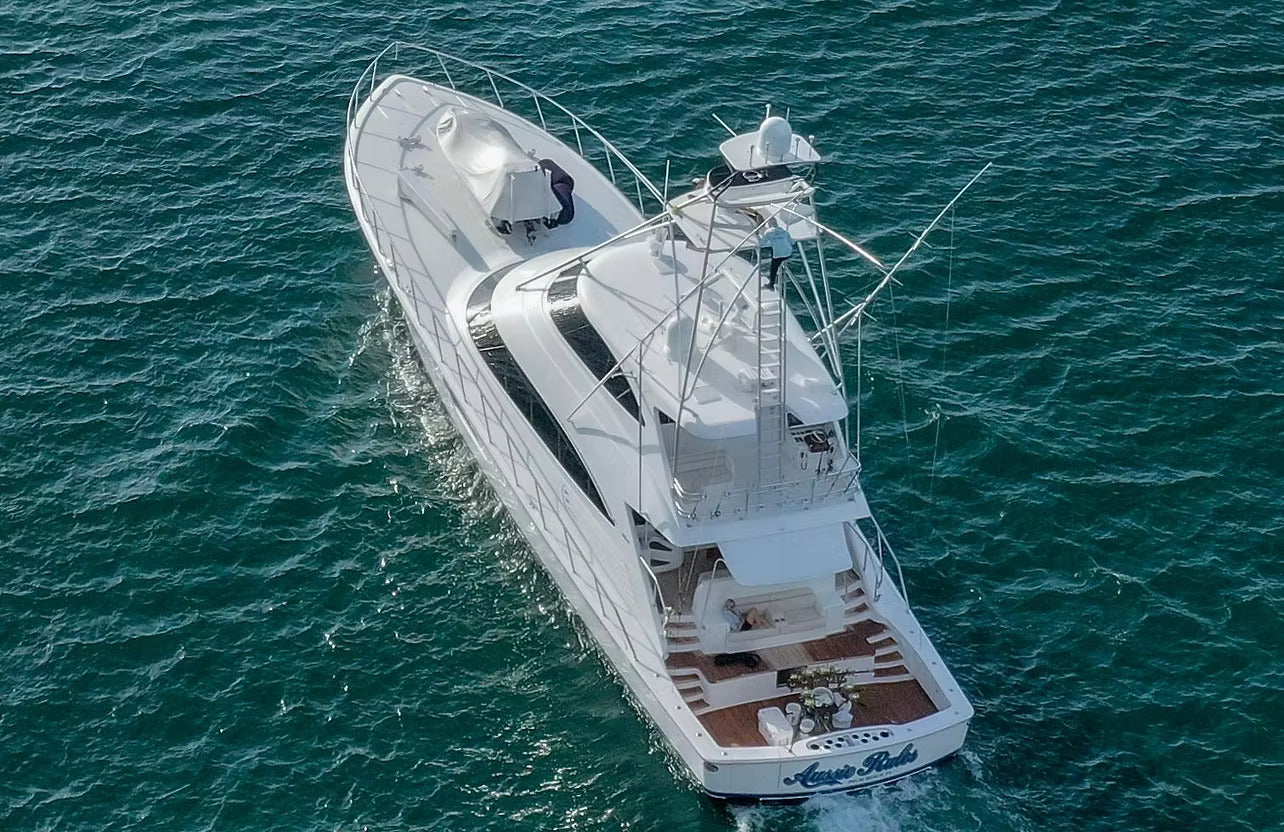 American Viking 92 Convertible Yacht 36 Inches Model Boat