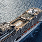 Italian MSC Meraviglia Cruise Ship 36 Inches Model