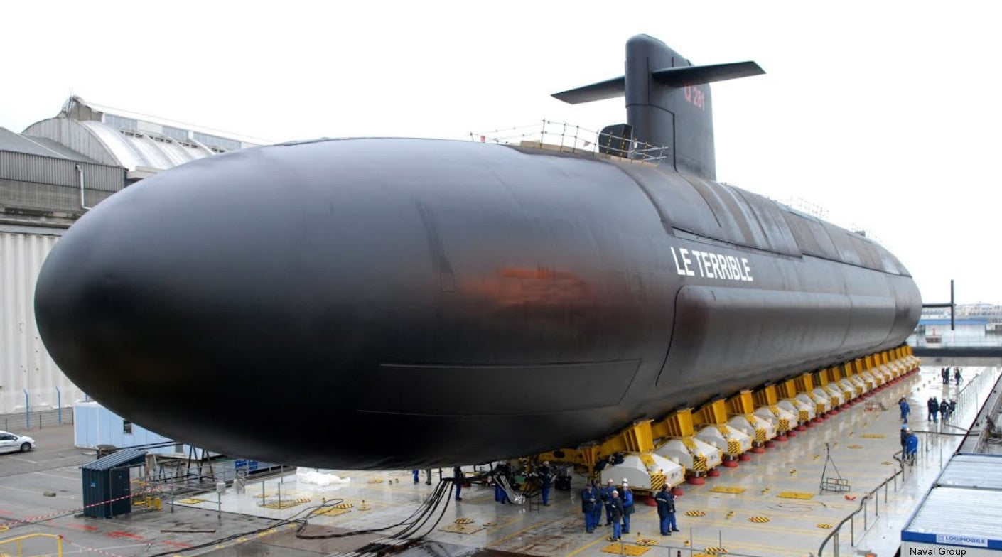 French Le Triomphant ballistic missile Submarine (S616) 30 Inches Model
