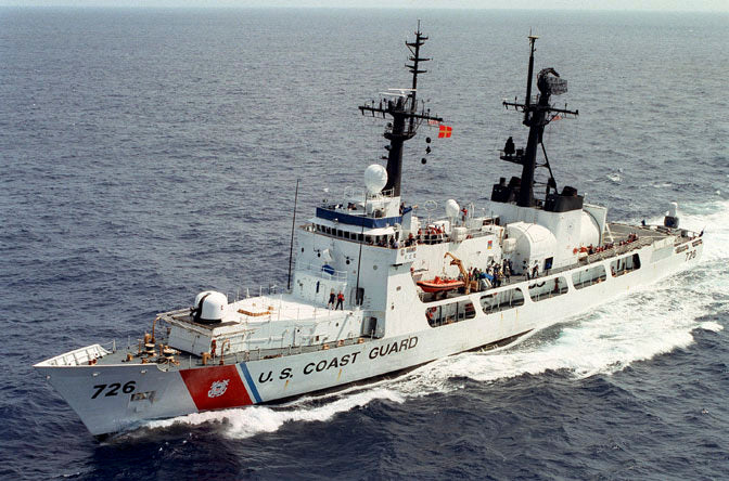 USCGC John Midgett WHEC-726 L91cm Ship Model