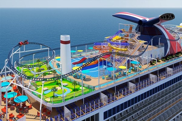 American Carnival Jubilee (Excel-Class) Cruise Ship 36 Inches Model