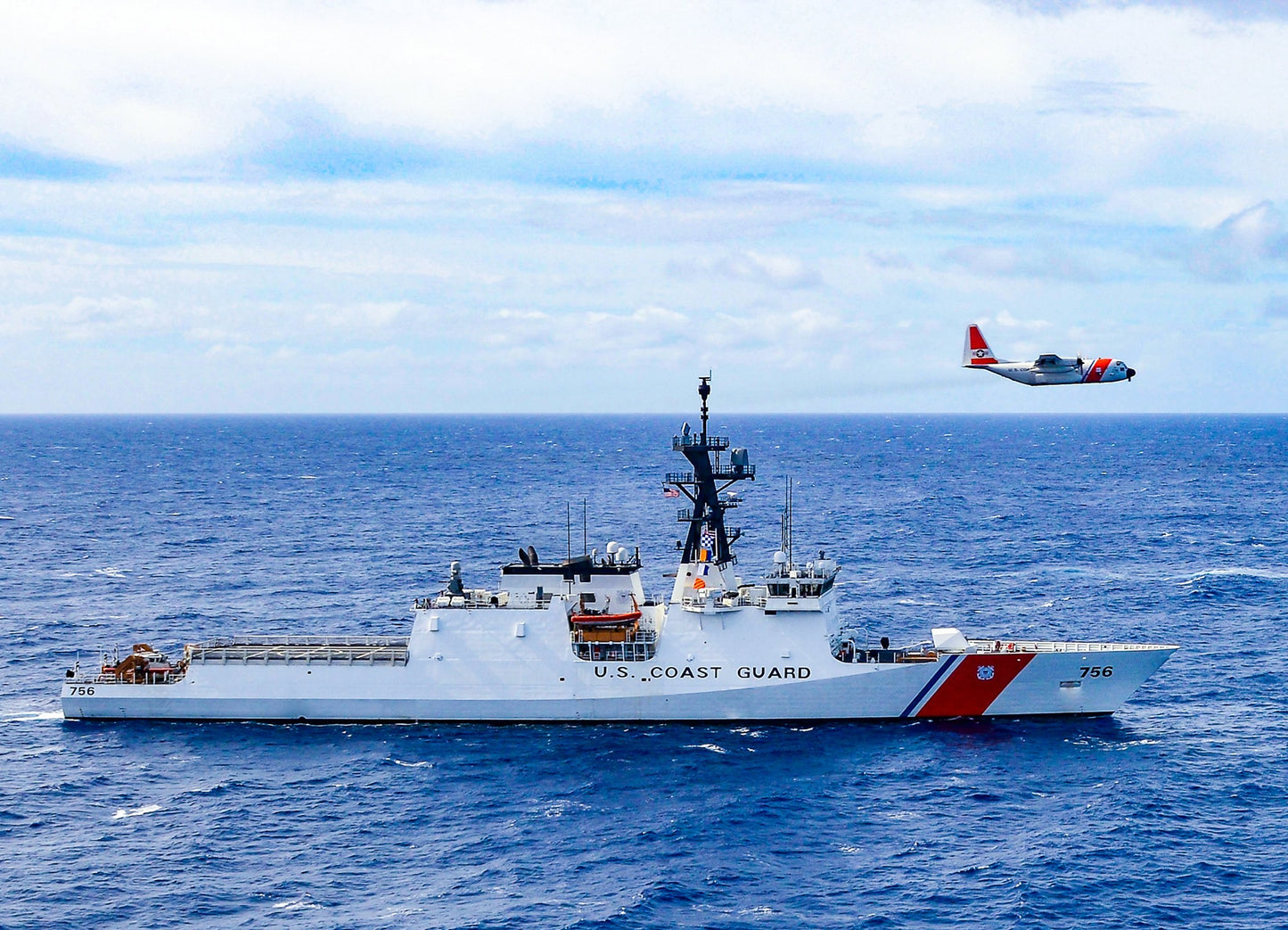 USCGC Kimball WMSL-756 L76cm Ship Model