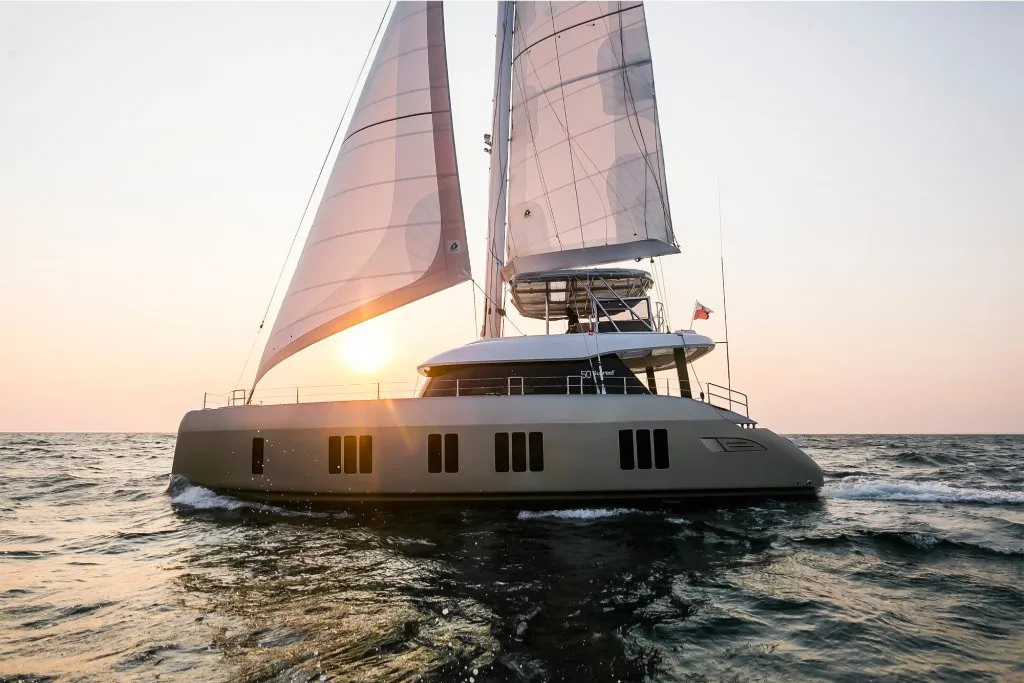 Polish Sunreef 50 (Sunreef Series) 36 Inches Ship Model
