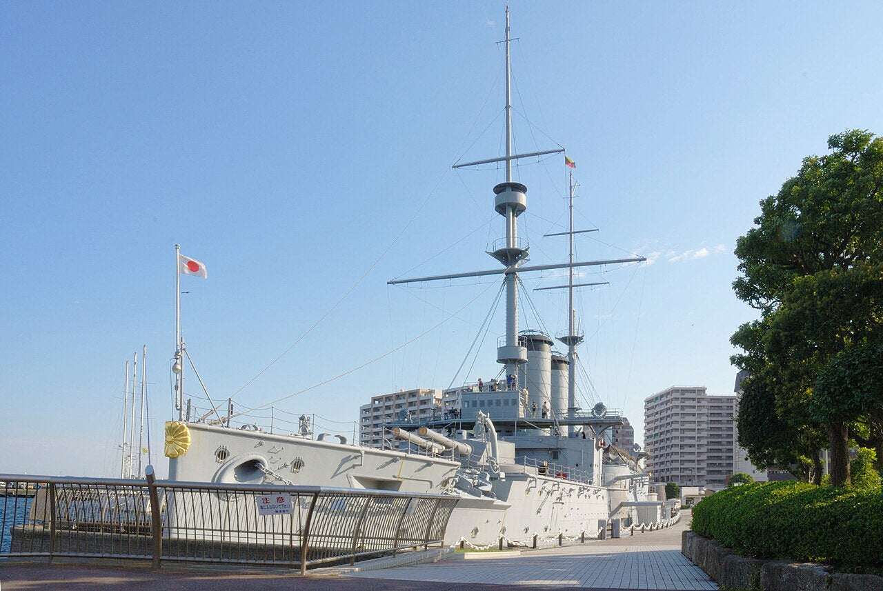 Japanese Mikasa Battleship (Launched 1900) 36 Inches Ship Model