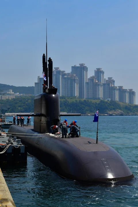 South Korean Dosan Ahn Changho Submarine (KSS-III) 36 Inches Model