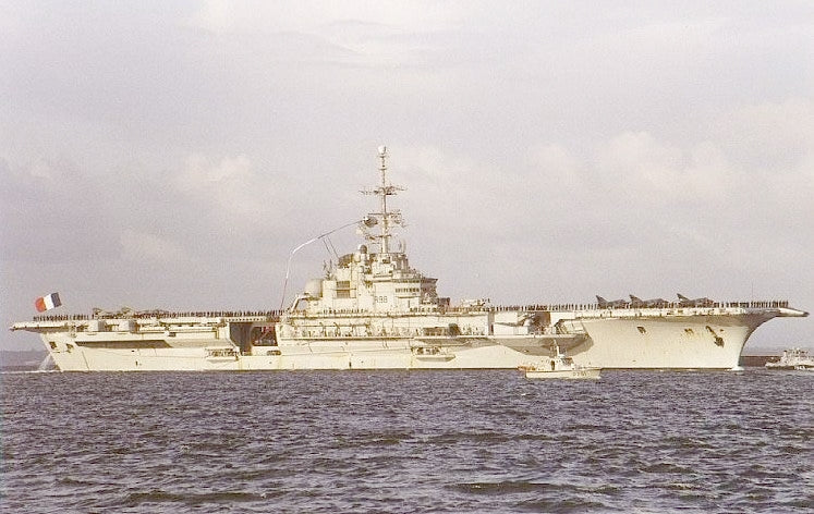 French Clemenceau (R98) 36 Inches Aircraft Carrier Model