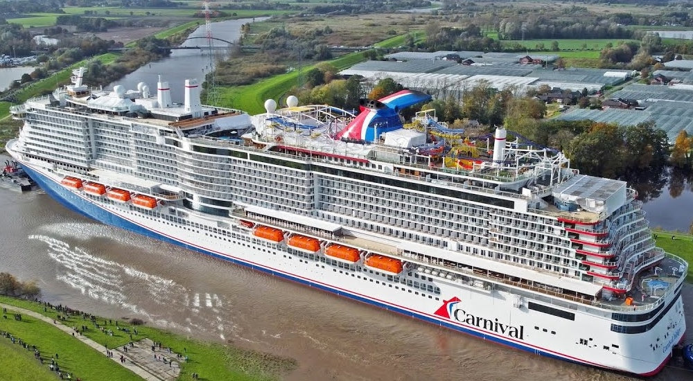 American Carnival Jubilee (Excel-Class) Cruise Ship 30 Inches Model