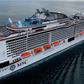 Italian MSC Meraviglia Cruise Ship 36 Inches Model