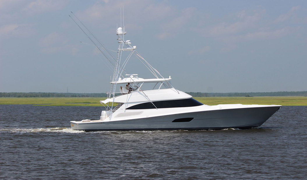 American Viking 92 Convertible Yacht 30 Inches Model Boat