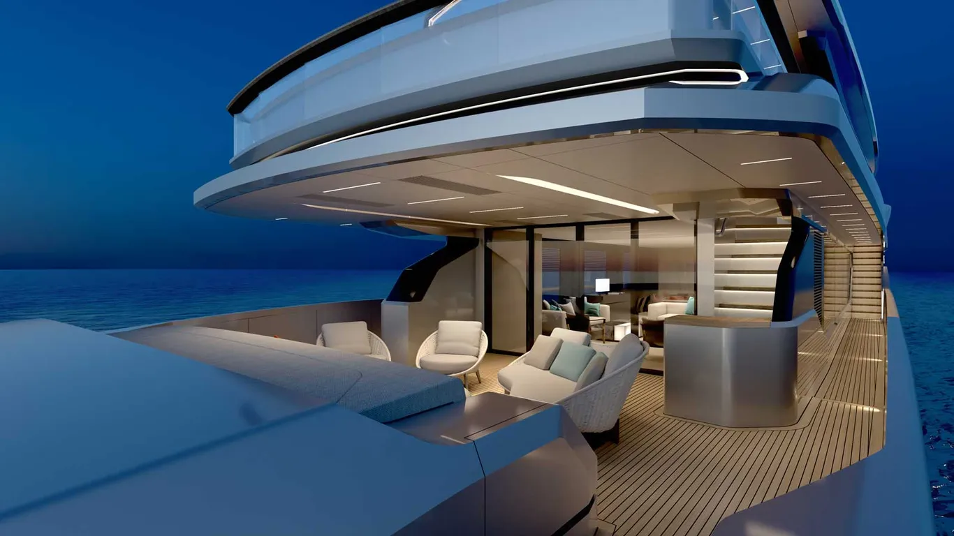 British Orion One Yacht 36 Inches Ship Model