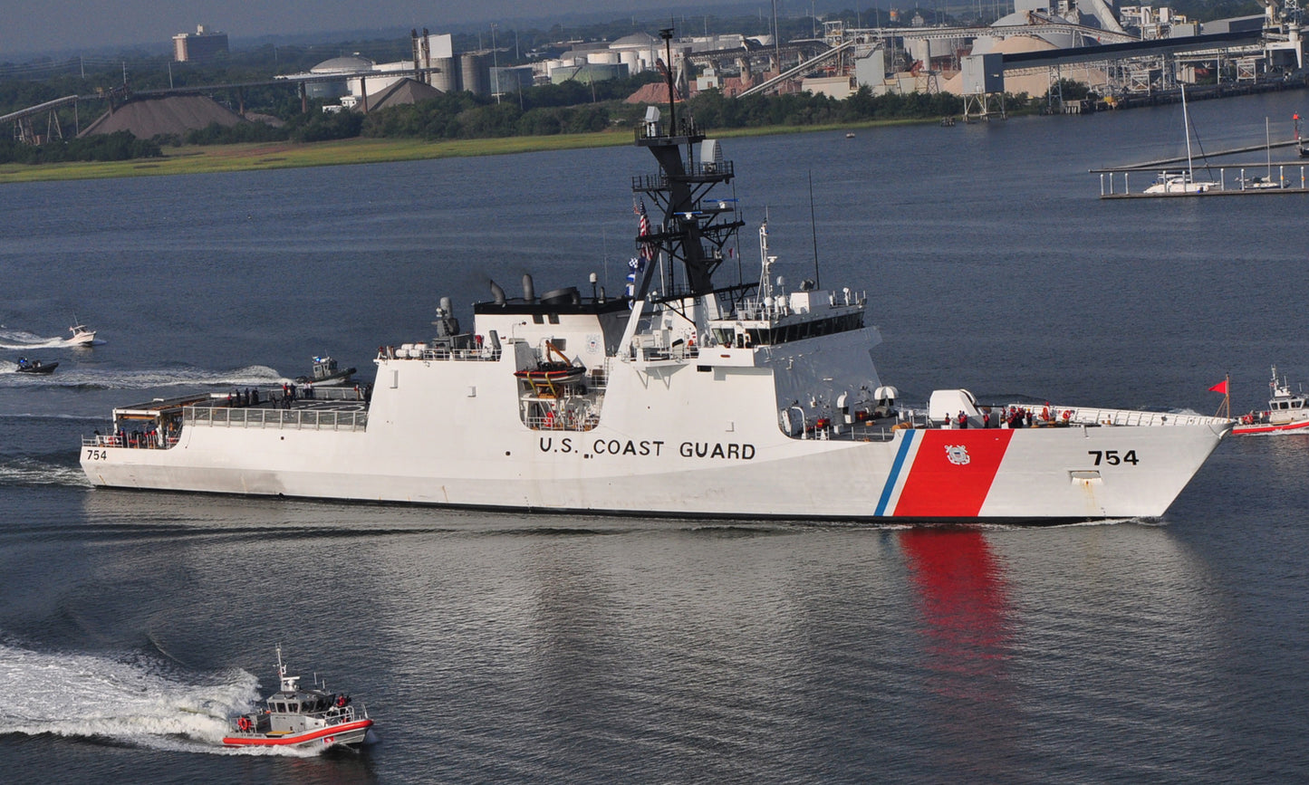 USCGC James WMSL-754 L76cm Ship Model