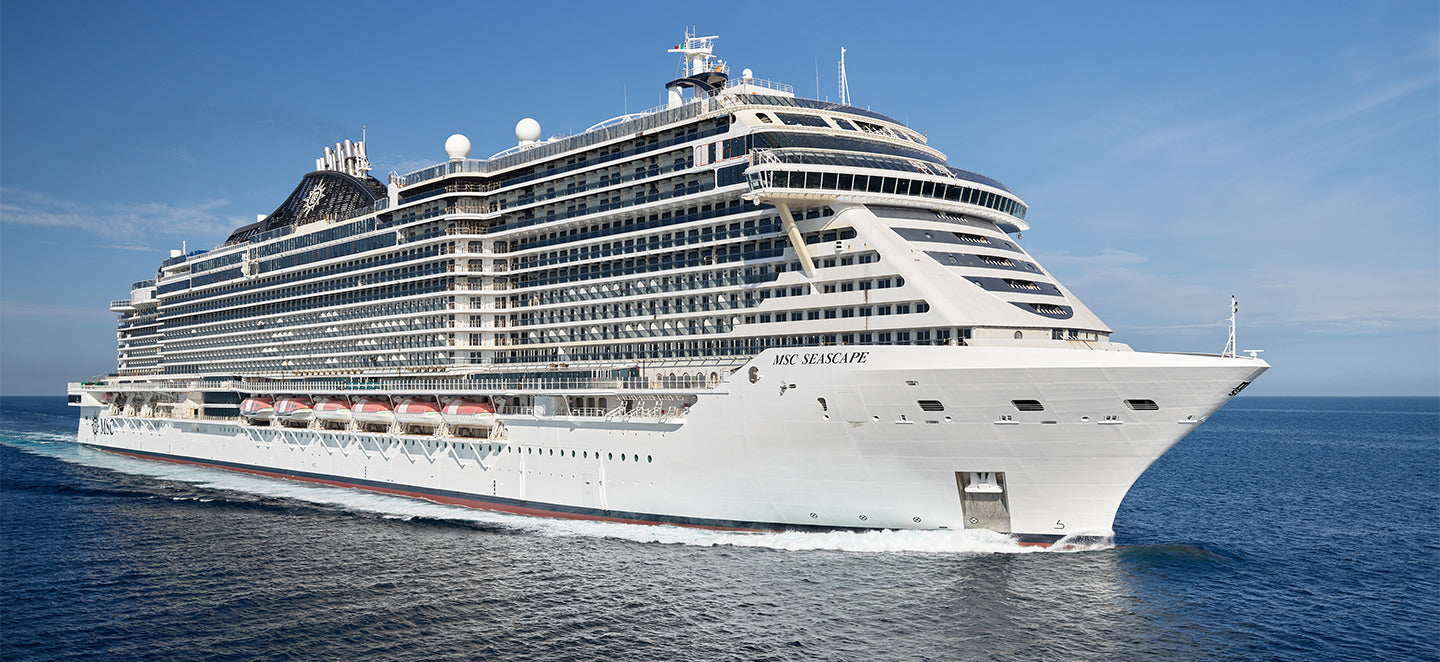 Italian MSC Seascape (Seaside EVO-Class) Cruise Ship 36 Inches Model